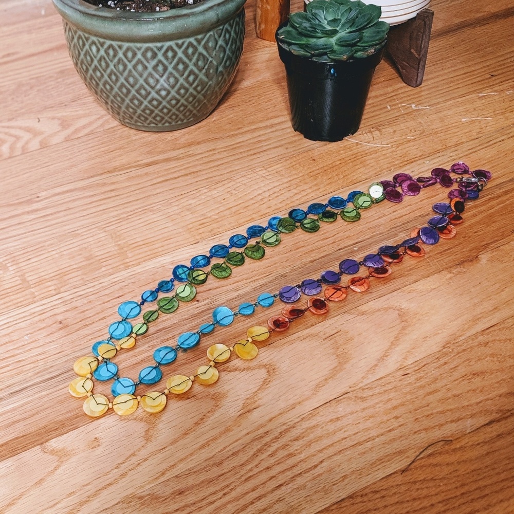 Colorful Long Necklace - Picture 4 of 5